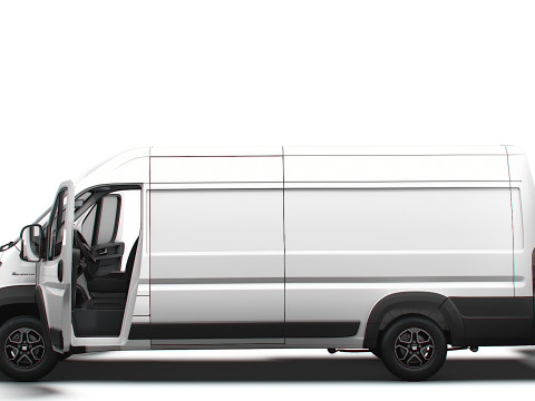 Fiat e Ducato Van L4H2 HQ Interior 2025 3Dモデル