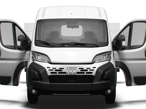 Fiat e Ducato Van L4H2 HQ Interior 2025 3Dモデル