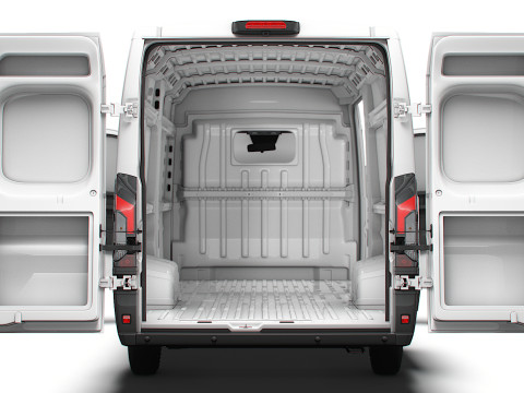 Fiat e Ducato Van L4H2 HQ Interior 2025 3Dモデル