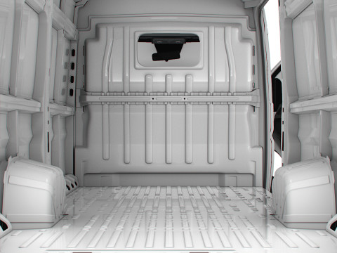 Fiat e Ducato Van L4H2 HQ Interior 2025 3Dモデル