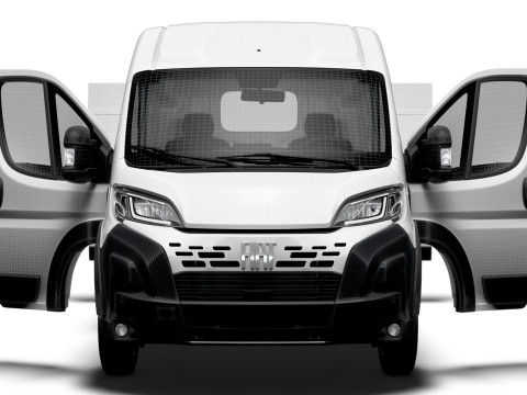 Fiat e Ducato Van L4H2 HQ Interior 2025 3Dモデル