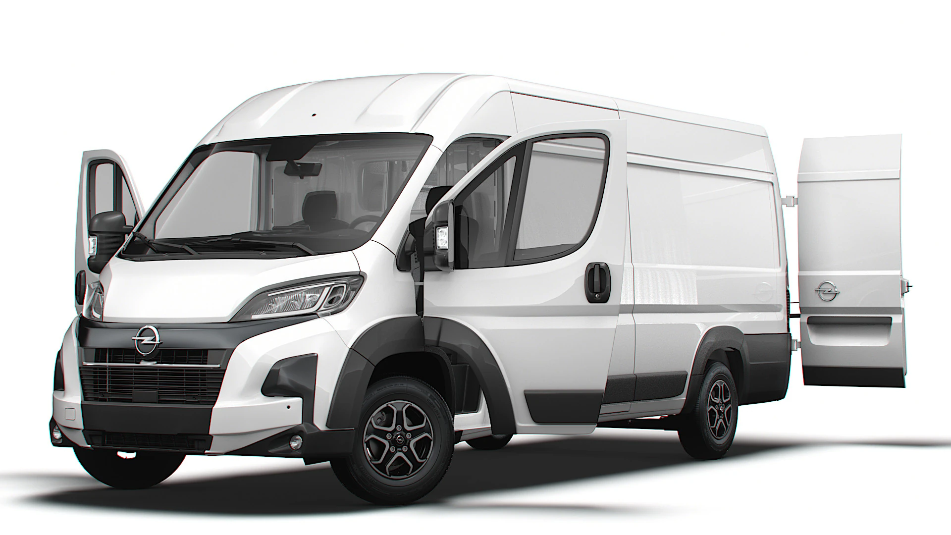 オペル モバーノ e バン L4H2 HQ インテリア 2025 3Dモデル .c4d .max .obj .3ds .fbx .stl .blend
