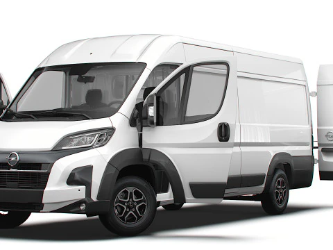 Interni Opel Movano e Van L4H2 HQ 2025 Modello 3D