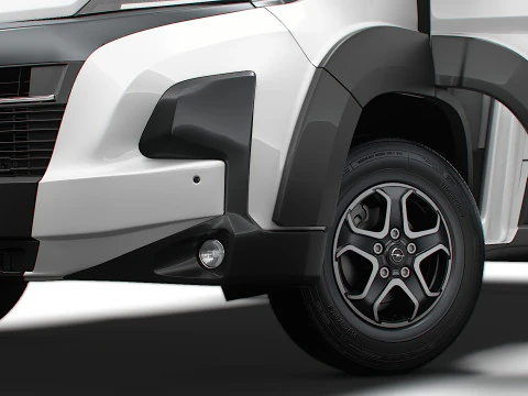 オペル モバーノ e バン L4H2 HQ インテリア 2025 3Dモデル