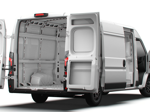 Opel Movano e Van L4H2 HQ Interior 2025 3Dモデル