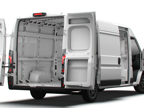 オペル モバーノ e バン L4H2 HQ インテリア 2025 3Dモデル