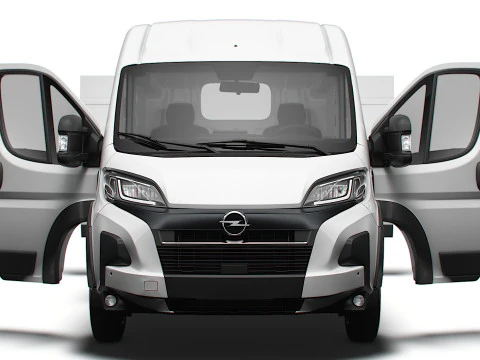 オペル モバーノ e バン L4H2 HQ インテリア 2025 3Dモデル