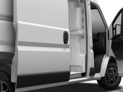 オペル モバーノ e バン L4H2 HQ インテリア 2025 3Dモデル