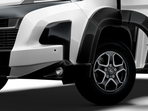Opel Movano e Van L4H2 HQ Interior 2025 3Dモデル