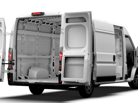 オペル モバーノ e バン L4H2 HQ インテリア 2025 3Dモデル