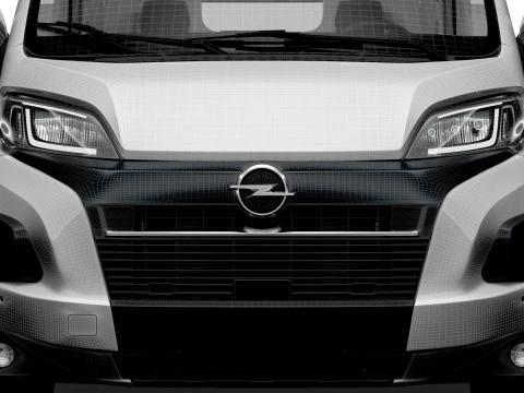 オペル モバーノ e バン L4H2 HQ インテリア 2025 3Dモデル