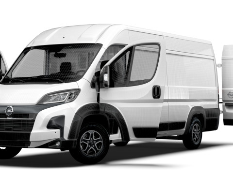 Opel Movano e Van L4H2 HQ Interior 2025 3Dモデル