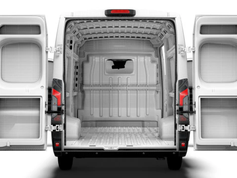 オペル モバーノ e バン L4H2 HQ インテリア 2025 3Dモデル