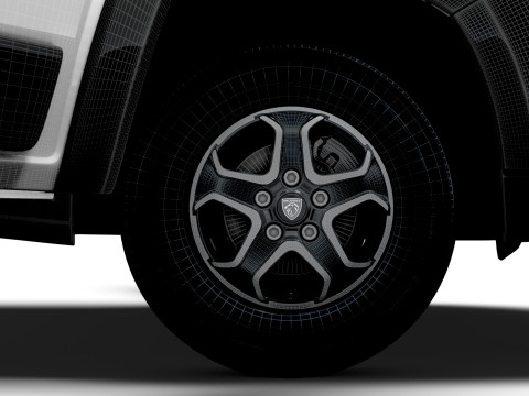 Peugeot e Boxer Van L4H2 HQ Interior 2025 3Dモデル