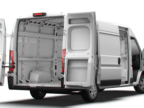 RAM Promaster e Van L4H2 HQ Interior 2025 Modelo 3D