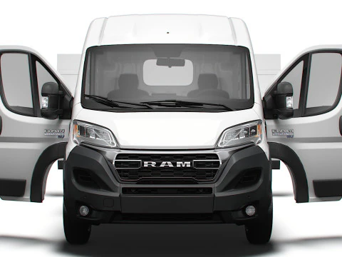 RAM Promaster e Van L4H2 HQ Interior 2025 Modelo 3D