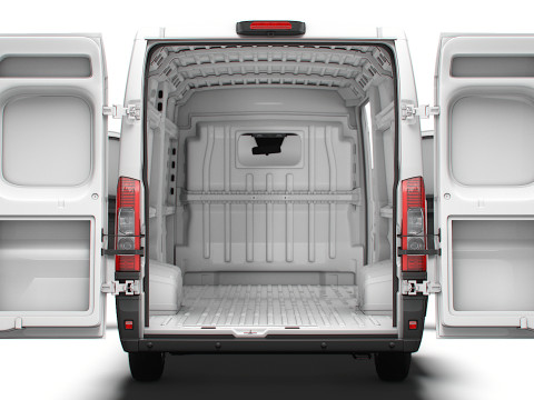 RAM Promaster e Van L4H2 HQ Interior 2025 3D Model