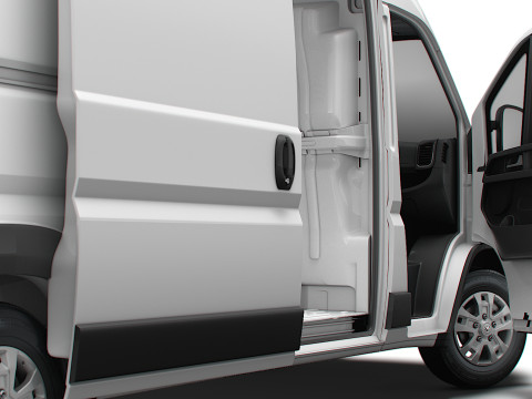 RAM Promaster e Van L4H2 HQ Interior 2025 3D Model