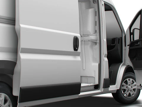 RAM Promaster e Van L4H2 HQ Interior 2025 Modelo 3D