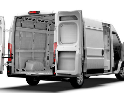 RAM Promaster e Van L4H2 HQ Interior 2025 3D Model