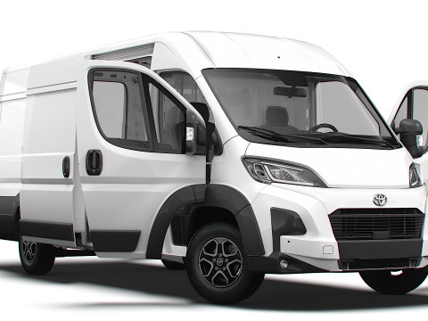 Toyota ProAce Electric Max Van L4H2 HQ Interior 2025 3D Model