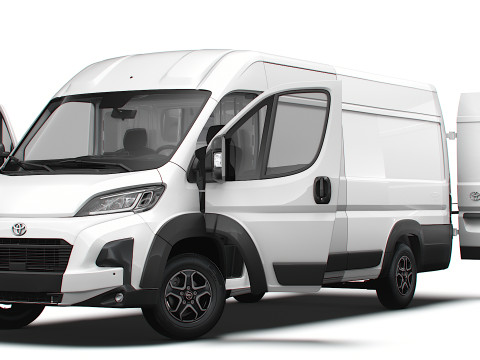 Toyota ProAce Electric Max Van L4H2 HQ Interior 2025 Modèle 3D