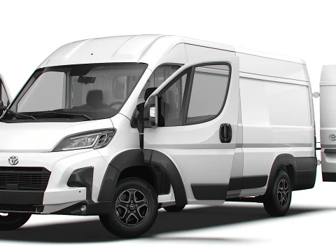 Toyota ProAce Electric Max Van L4H2 HQ Interior 2025 3D Model