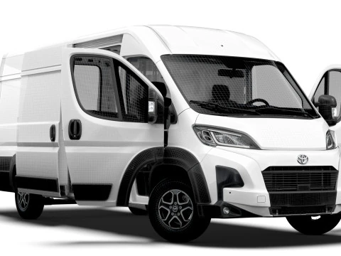 Toyota ProAce Electric Max Van L4H2 HQ Interior 2025 3D Model