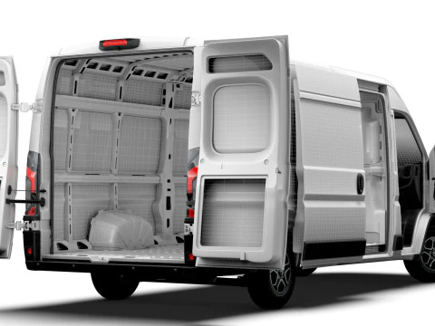 Toyota ProAce Electric Max Van L4H2 HQ Interior 2025 3D Model