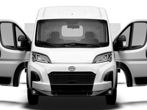 Toyota ProAce Electric Max Van L4H2 HQ Interior 2025 3D Model