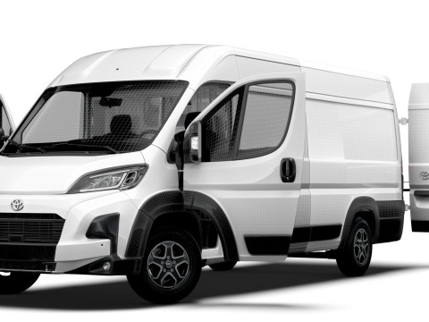 Toyota ProAce Electric Max Van L4H2 HQ Interior 2025 Modèle 3D