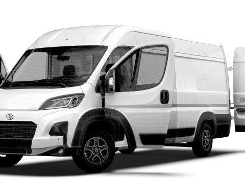 Toyota ProAce Electric Max Van L4H2 HQ Interior 2025 3D Model