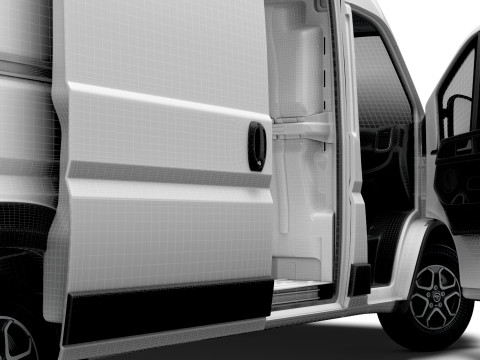 Toyota ProAce Electric Max Van L4H2 HQ Interior 2025 Modèle 3D