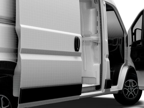 Toyota ProAce Electric Max Van L4H2 HQ Interior 2025 3D Model