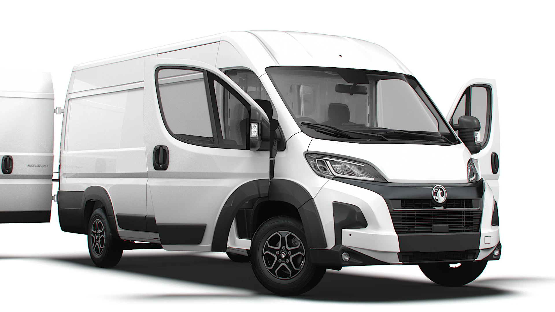Vauxhall Movano e Van L4H2 HQ Interior 2025 3D Model .c4d .max .obj .3ds .fbx .stl .blend 