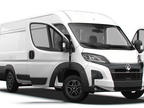 Vauxhall Movano e Van L4H2 HQ Interior 2025 3D Model