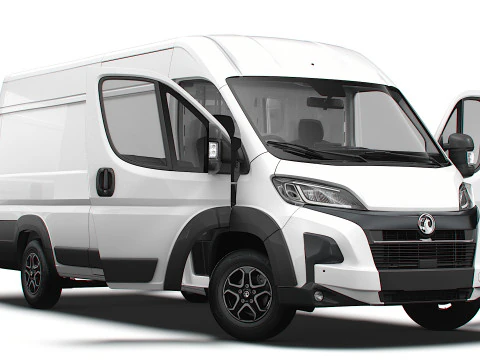 Interior Kantor Pusat Vauxhall Movano dan Van L4H2 2025 Model 3D