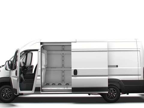 Vauxhall Movano e Van L4H2 HQ Interior 2025 3D Model