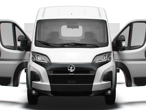 Vauxhall Movano e Van L4H2 HQ Interior 2025 Modelo 3D