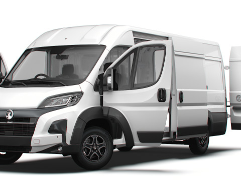 Vauxhall Movano e Van L4H2 HQ Interior 2025 Modelo 3D