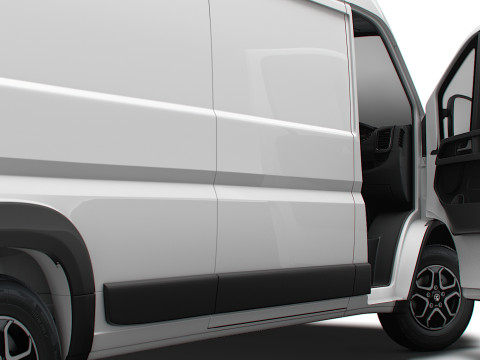Vauxhall Movano e Van L4H2 HQ Interior 2025 Modelo 3D