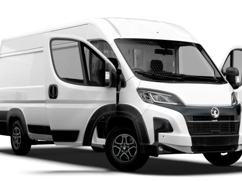 Vauxhall Movano e Van L4H2 HQ Interior 2025 3D Model