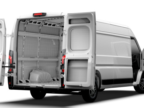 Vauxhall Movano e Van L4H2 HQ Interior 2025 Modelo 3D