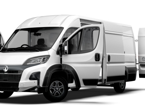 Vauxhall Movano e Van L4H2 HQ Interior 2025 Modelo 3D