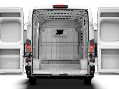 Vauxhall Movano e Van L4H2 HQ Interior 2025 Modelo 3D