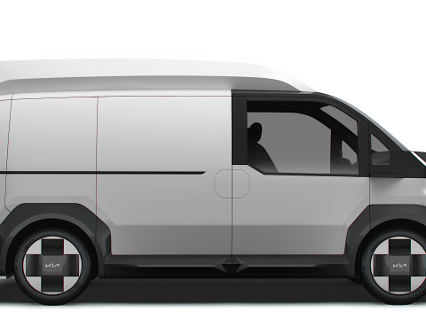 Kia PV5 High Roof Van 2025 3D Model