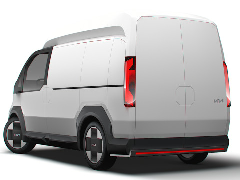 Kia PV5 High Roof Van 2025 3D Model