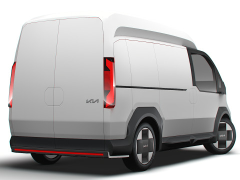 Kia PV5 High Roof Van 2025 3D Model