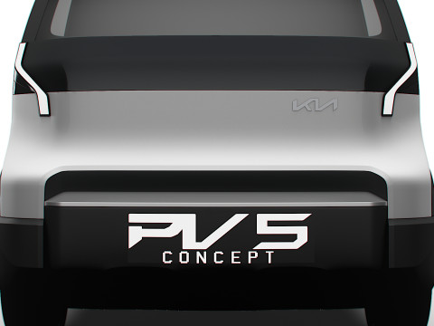 Kia PV5 High Roof Van 2025 3D Model