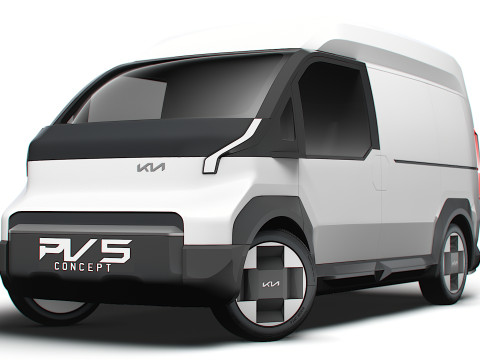 Kia PV5 High Roof Van 2025 3D Model